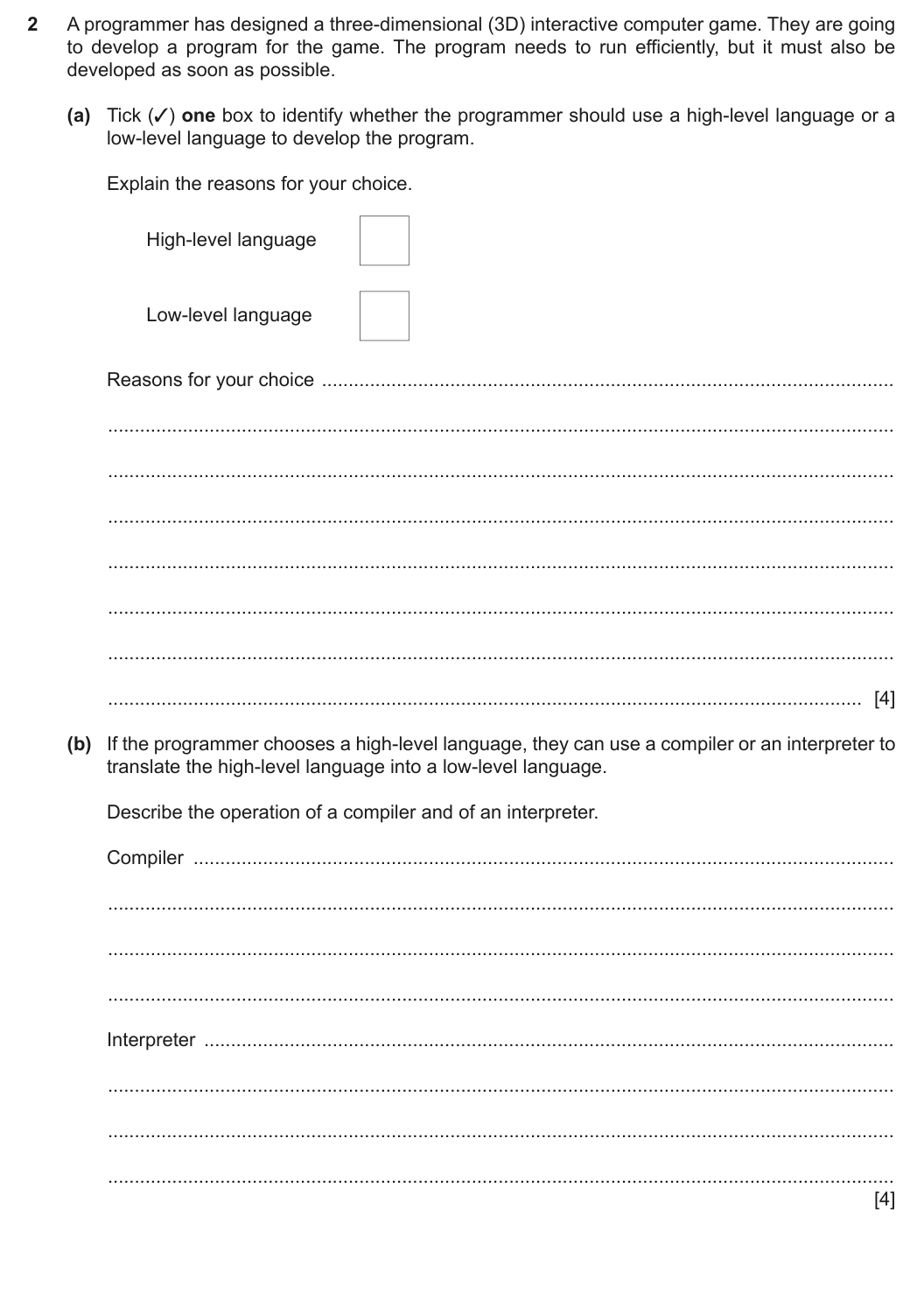 Question 2