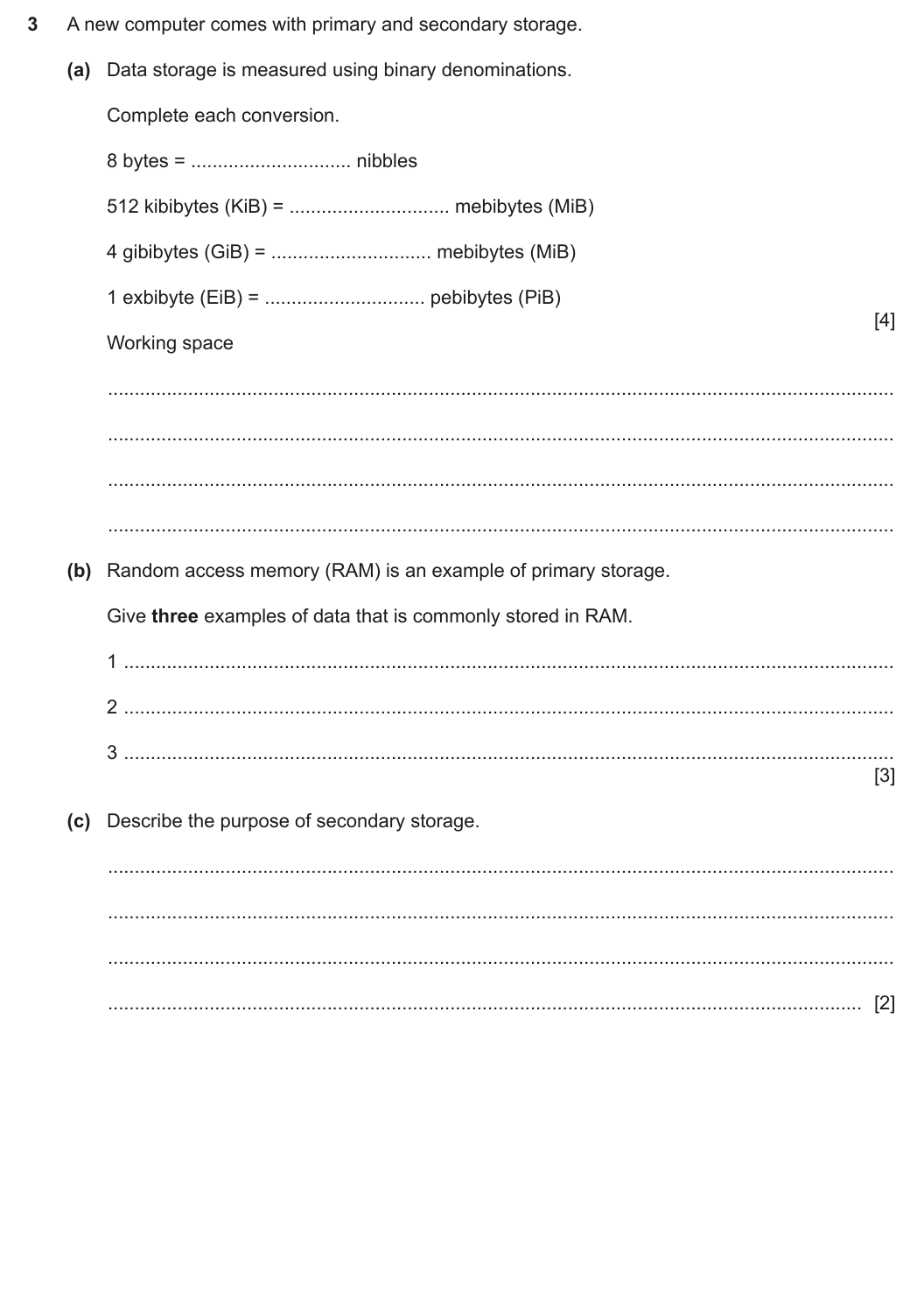 Question 3