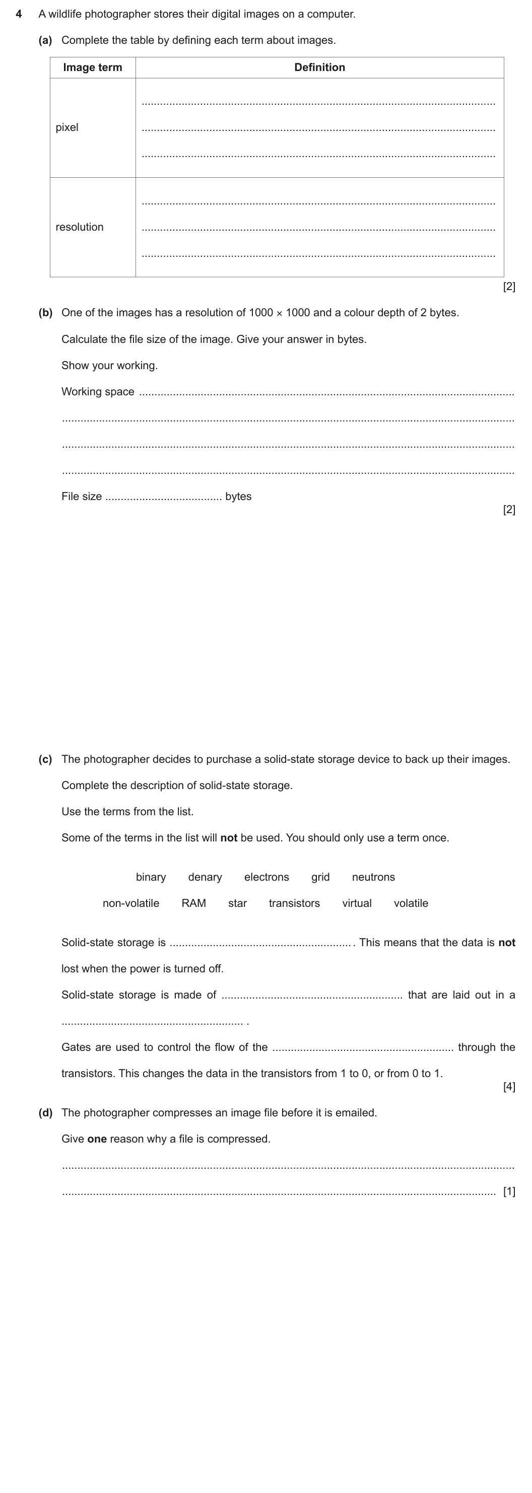 Question 4