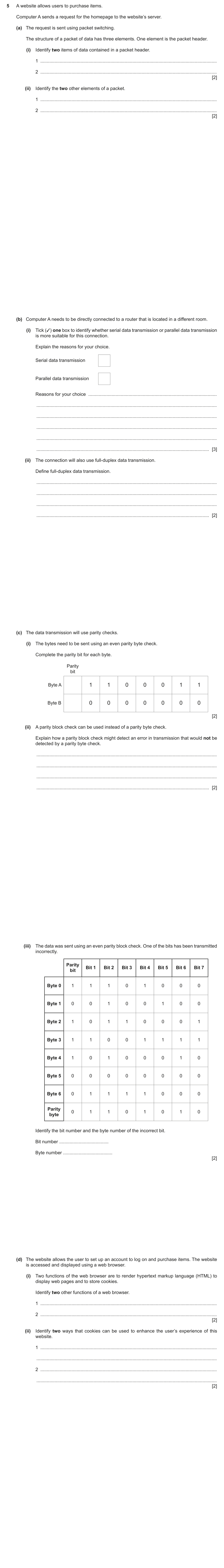 Question 5