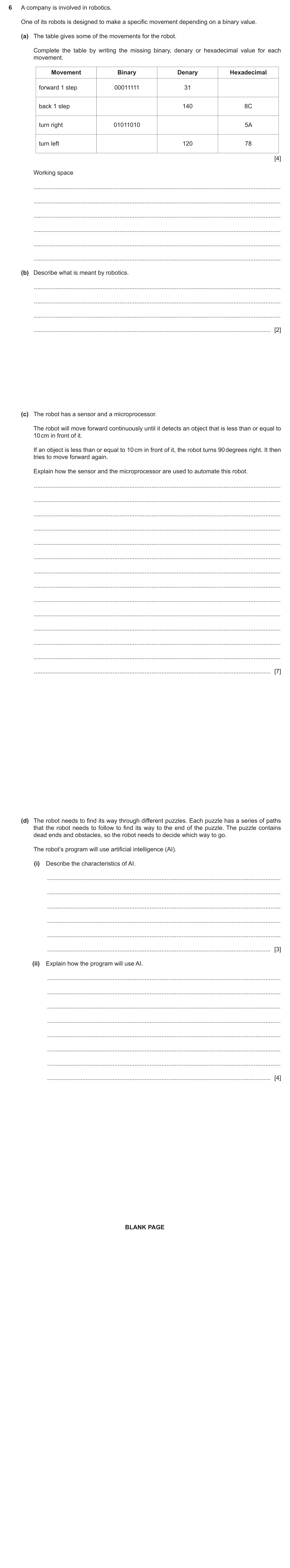 Question 6