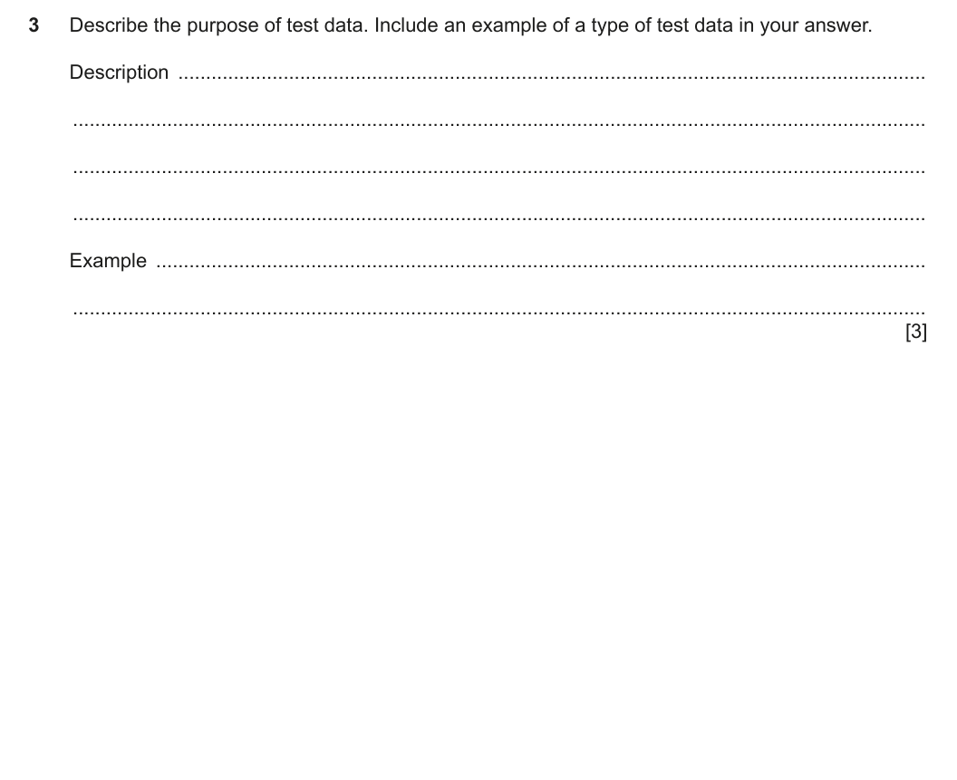 Question 3
