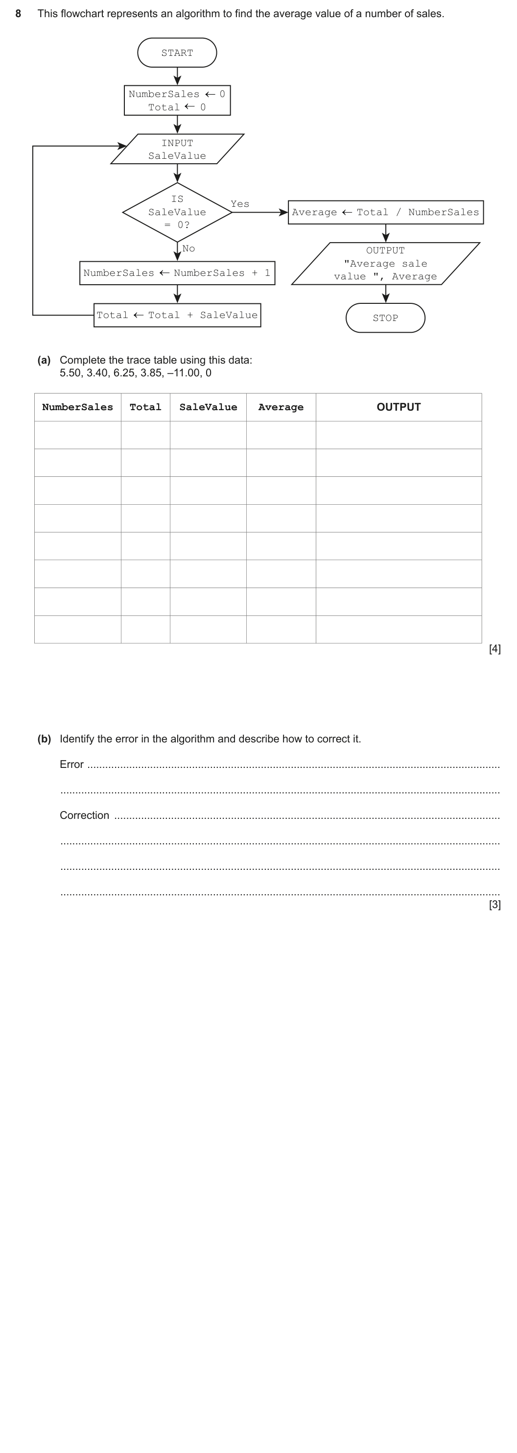 Question 8