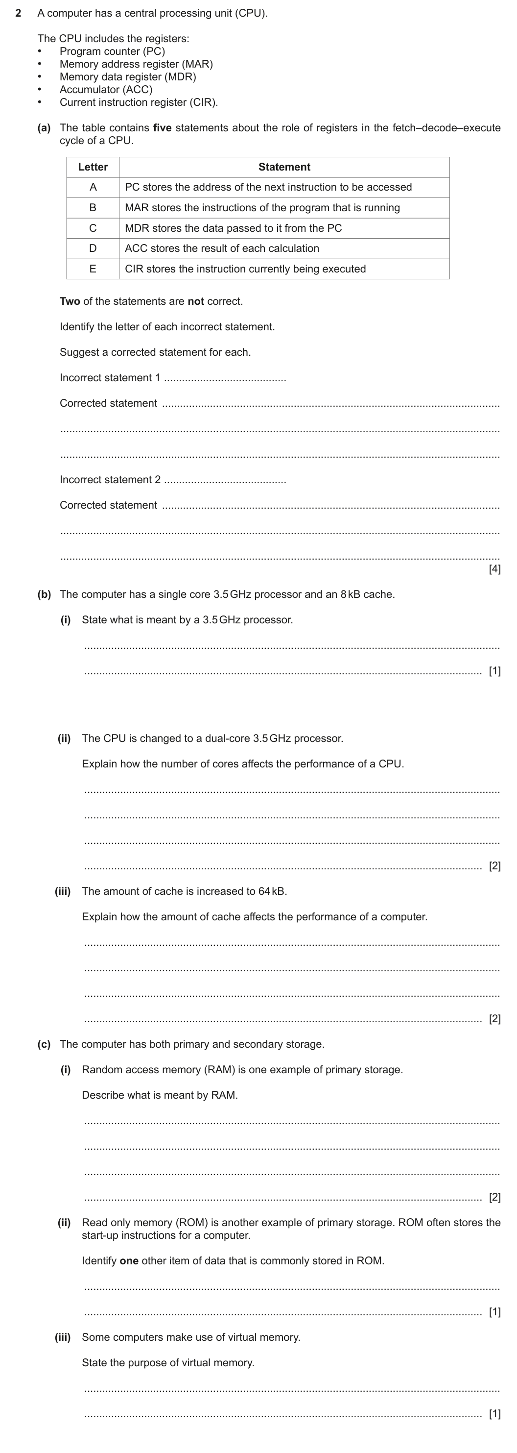 Question 2