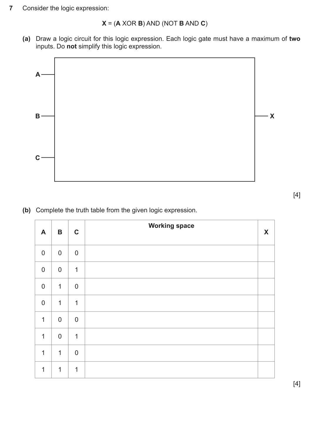 Question 7