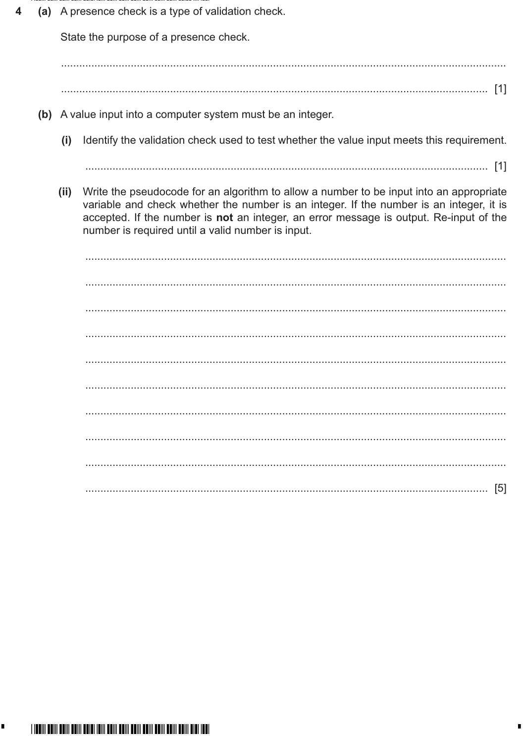 Question 4