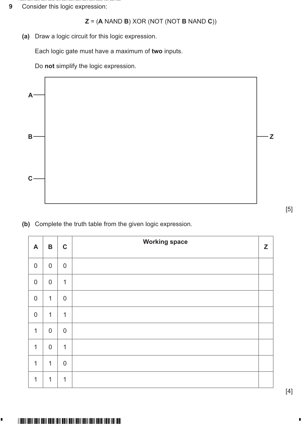 Question 9