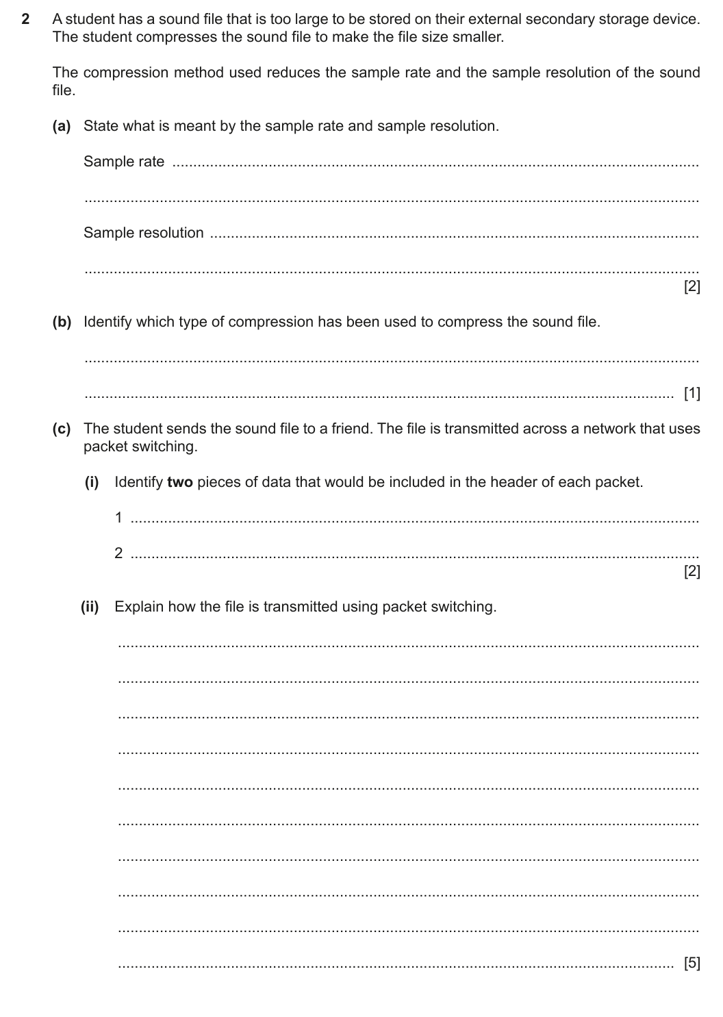 Question 2