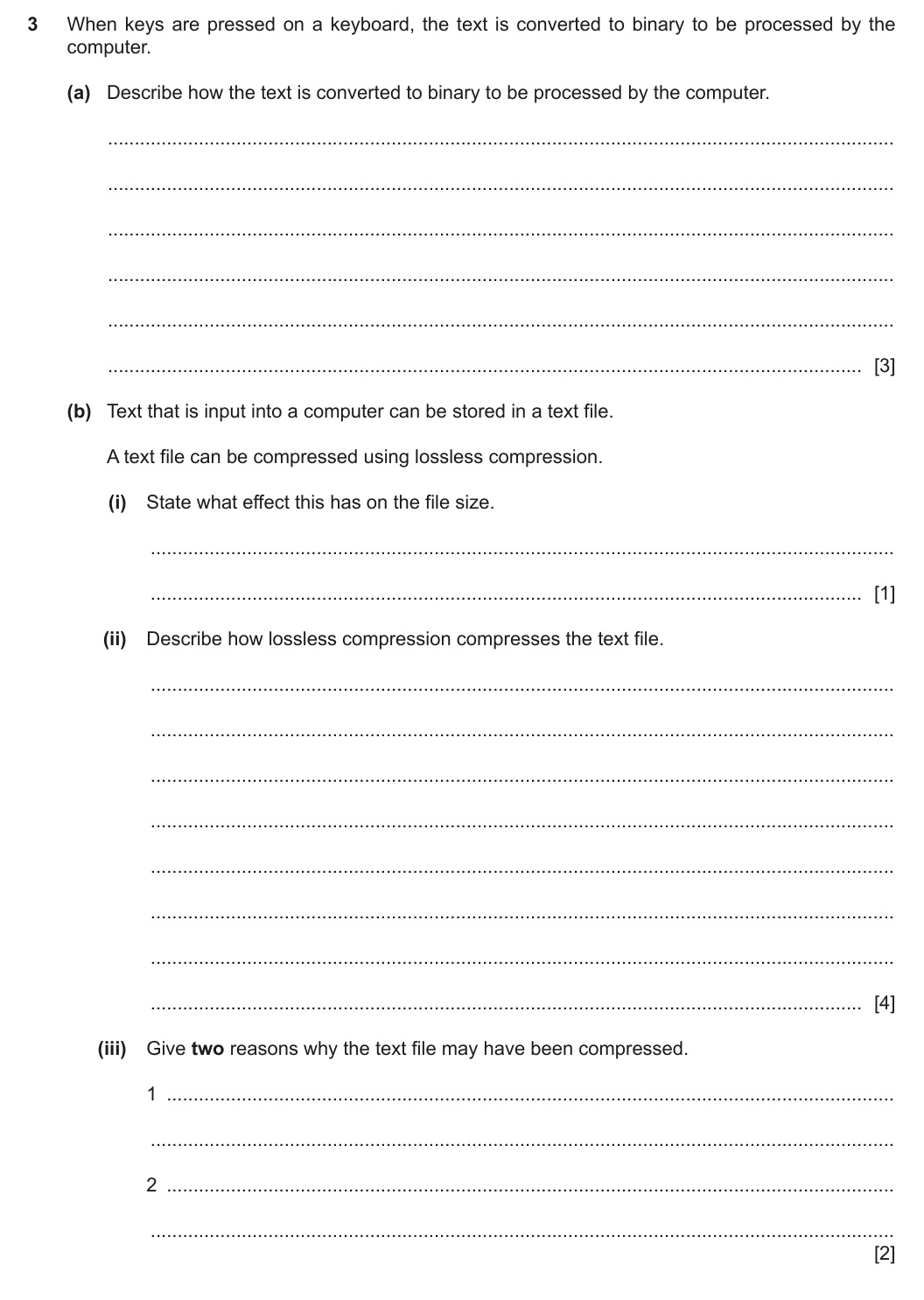 Question 3