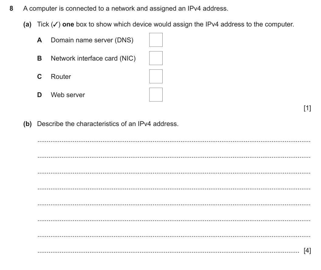 Question 8