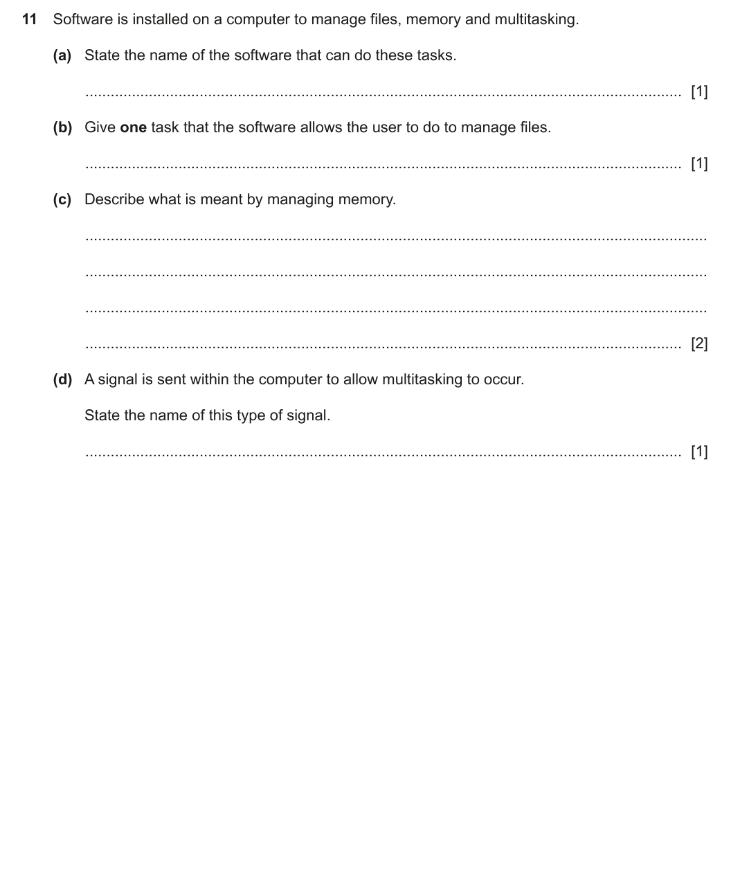 Question 11