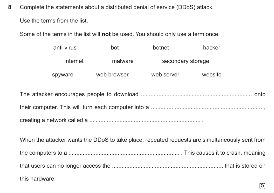 Question 8