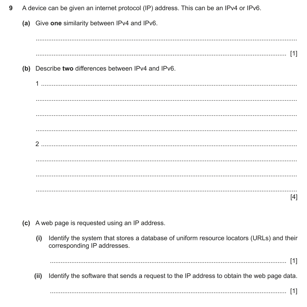 Question 9