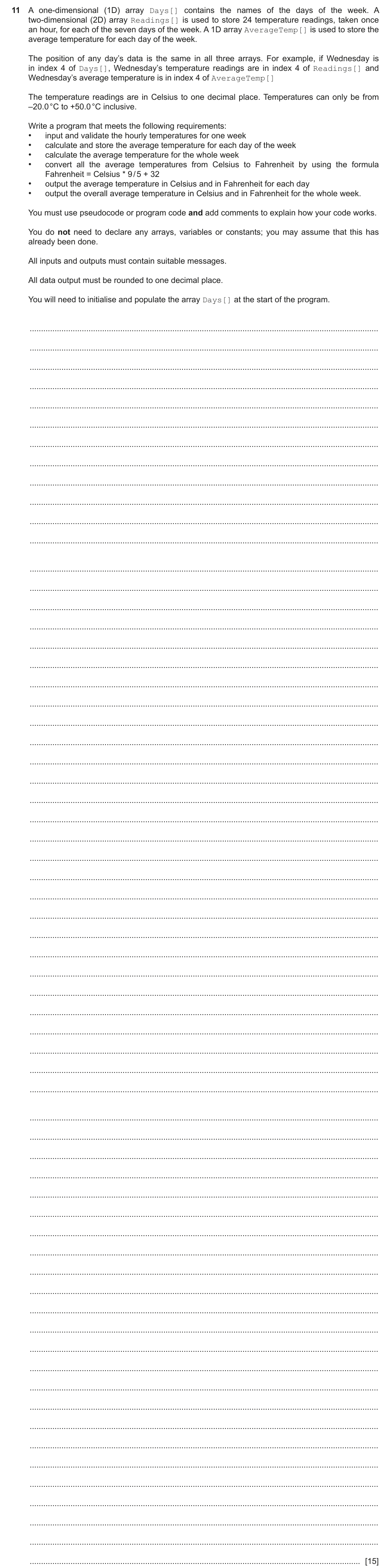 Question 11