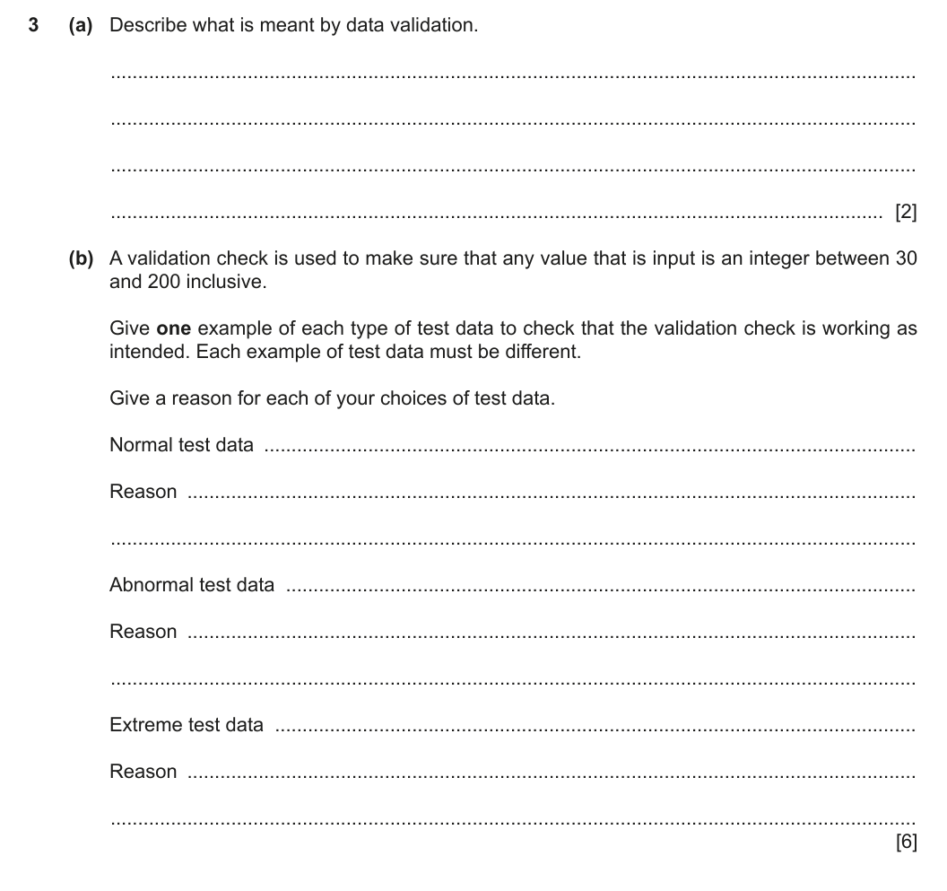 Question 3