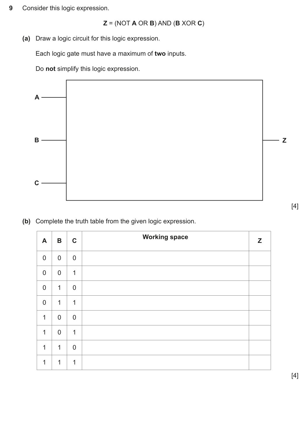 Question 9