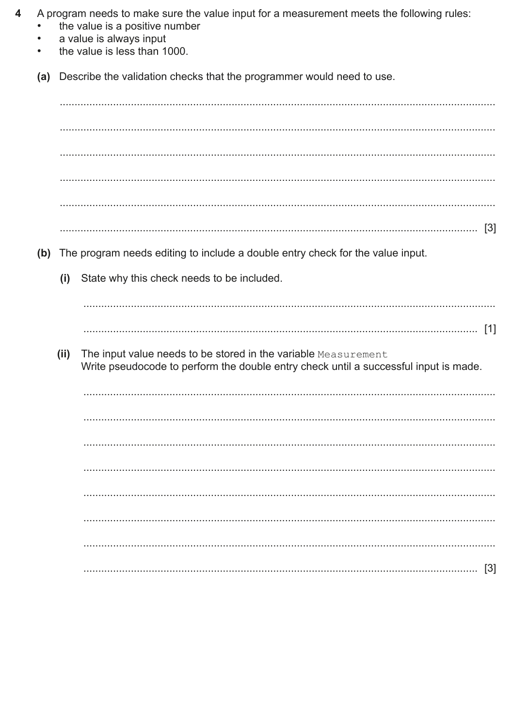Question 4