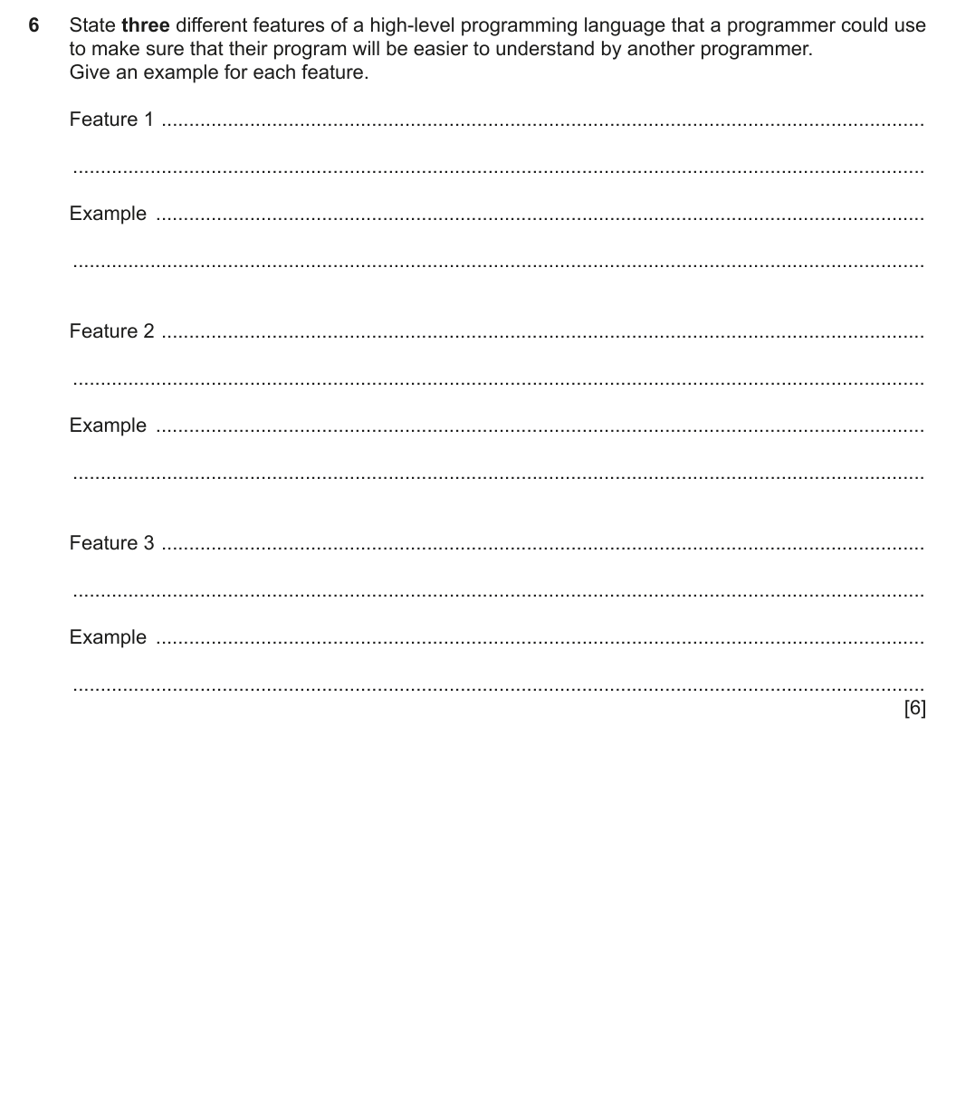 Question 6