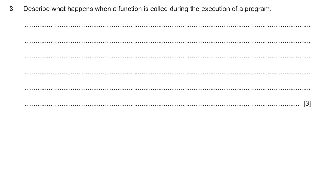 Question 3
