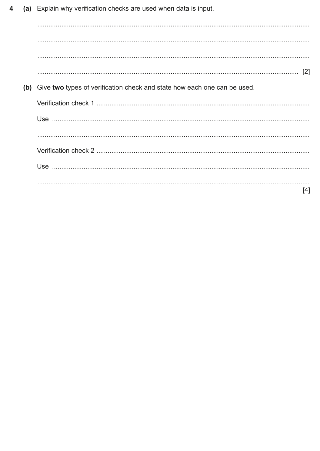Question 4