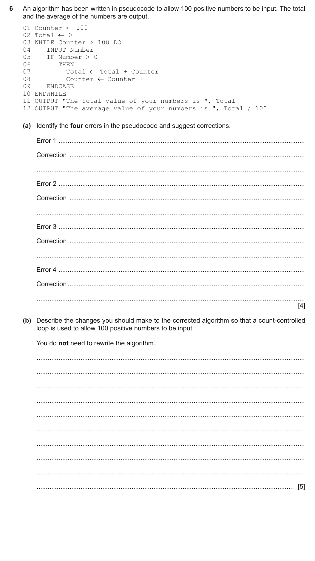 Question 6