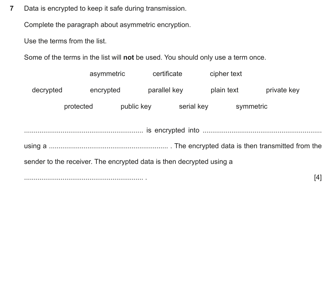 Question 7