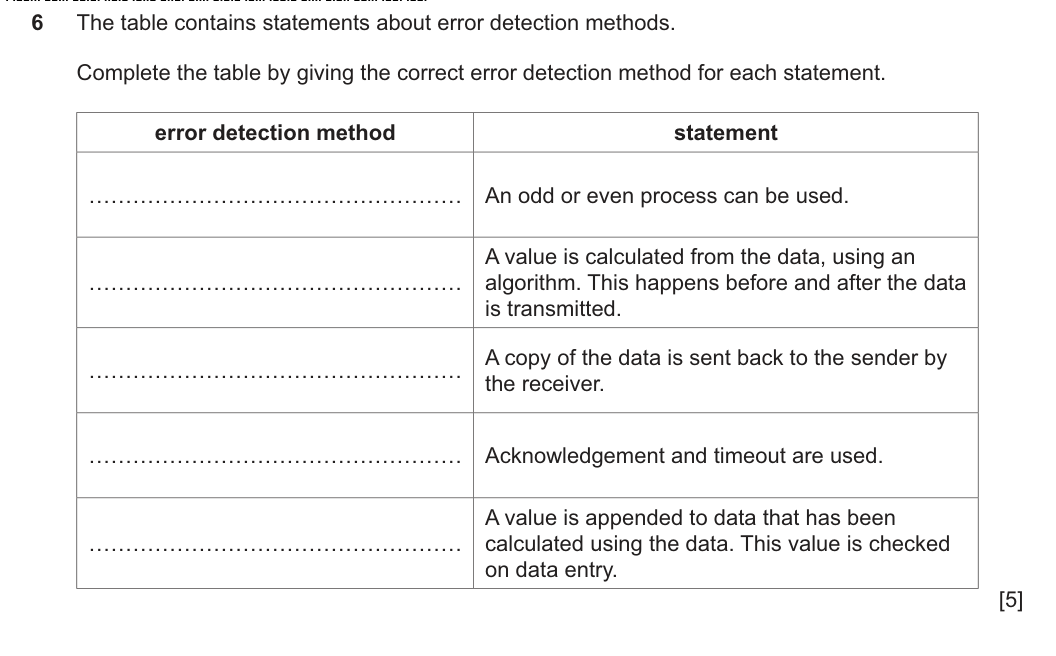Question 6