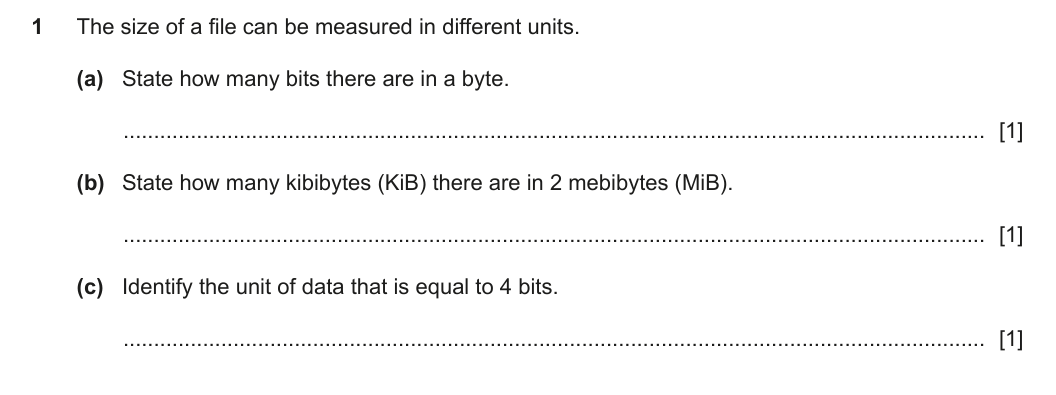 Question 1