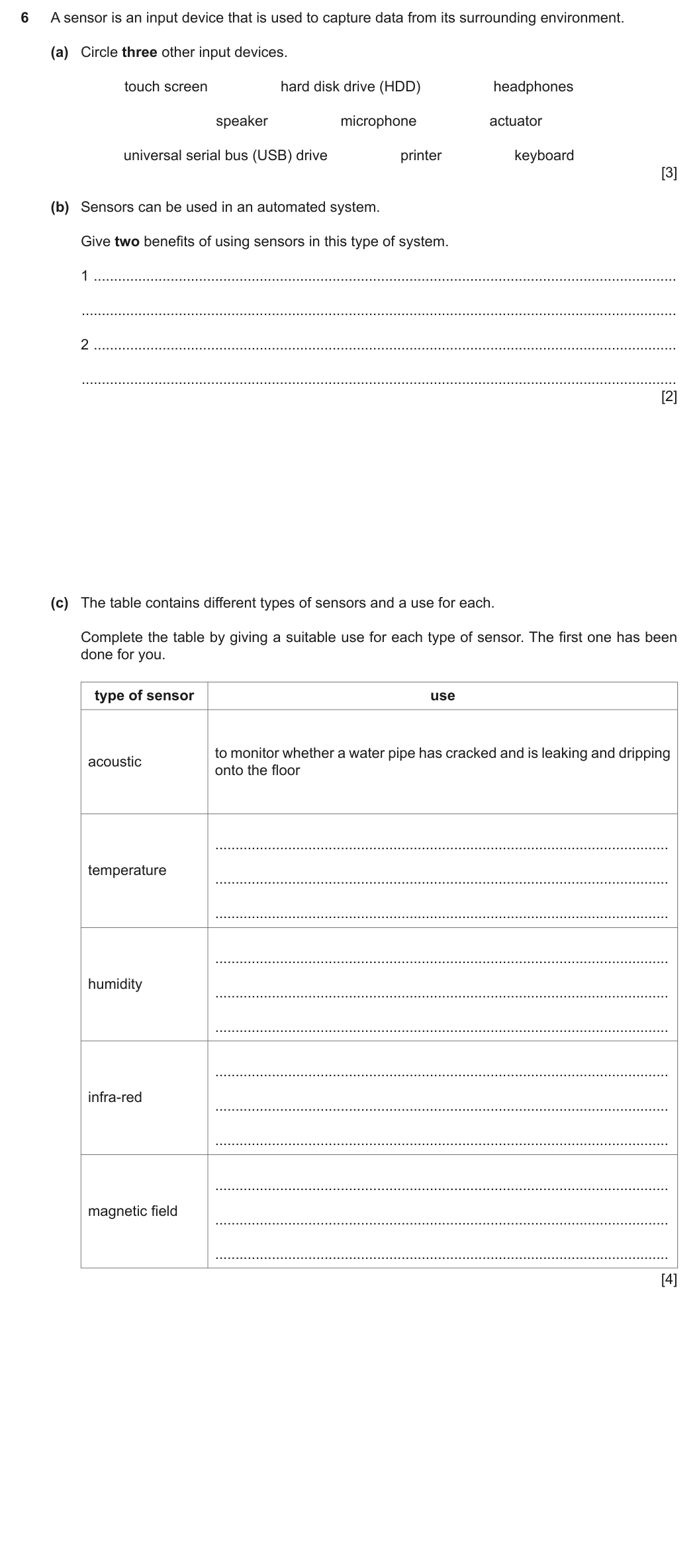 Question 6