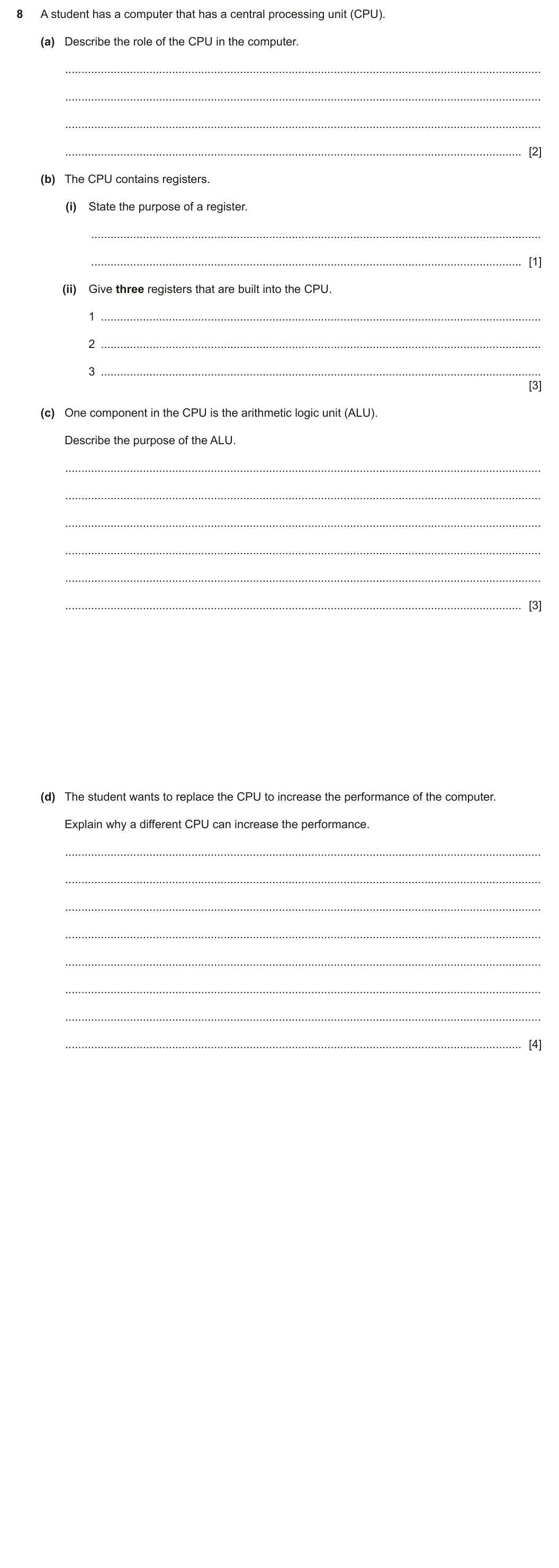 Question 8