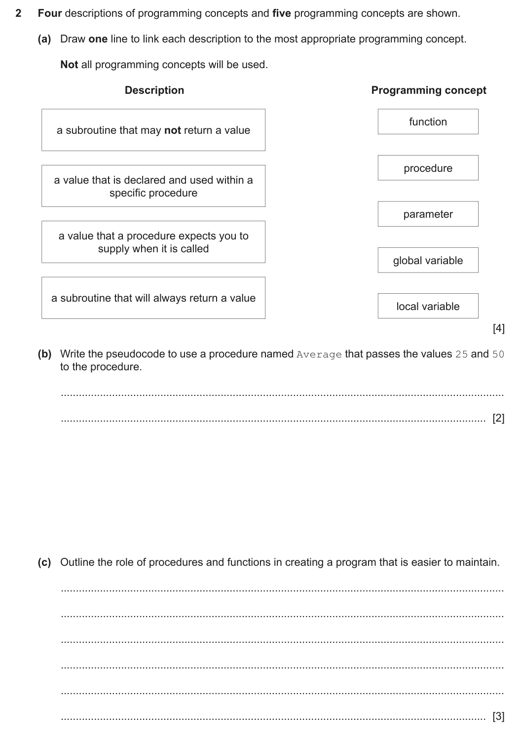 Question 2