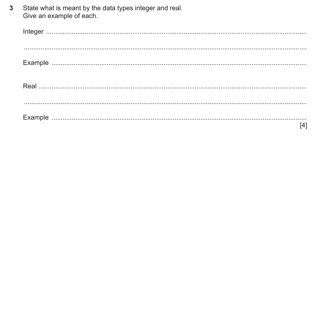 Question 3