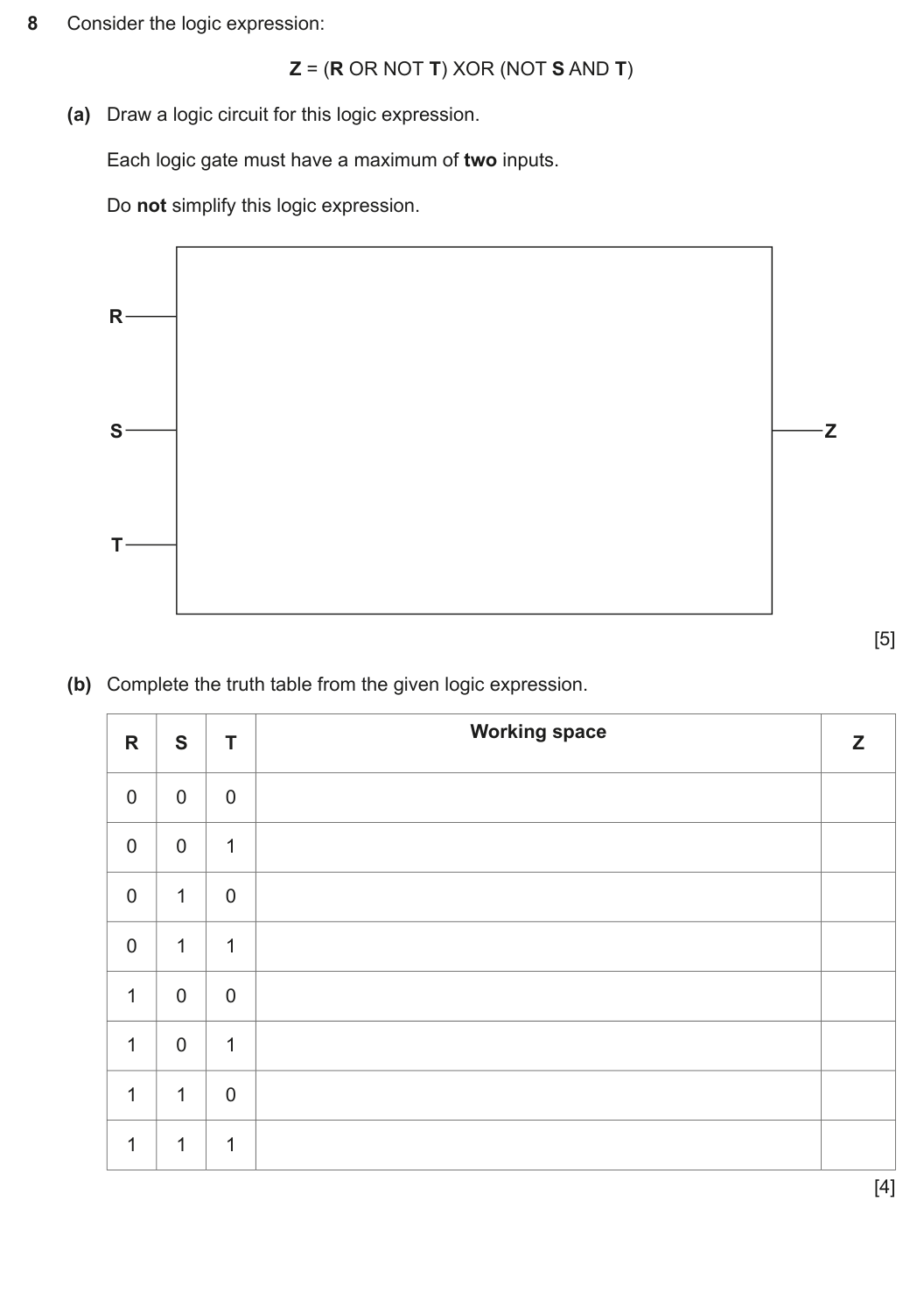 Question 8