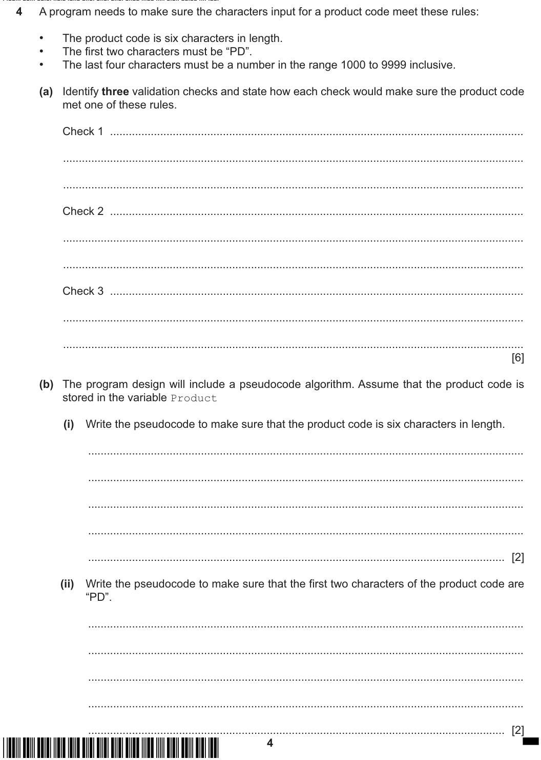 Question 4