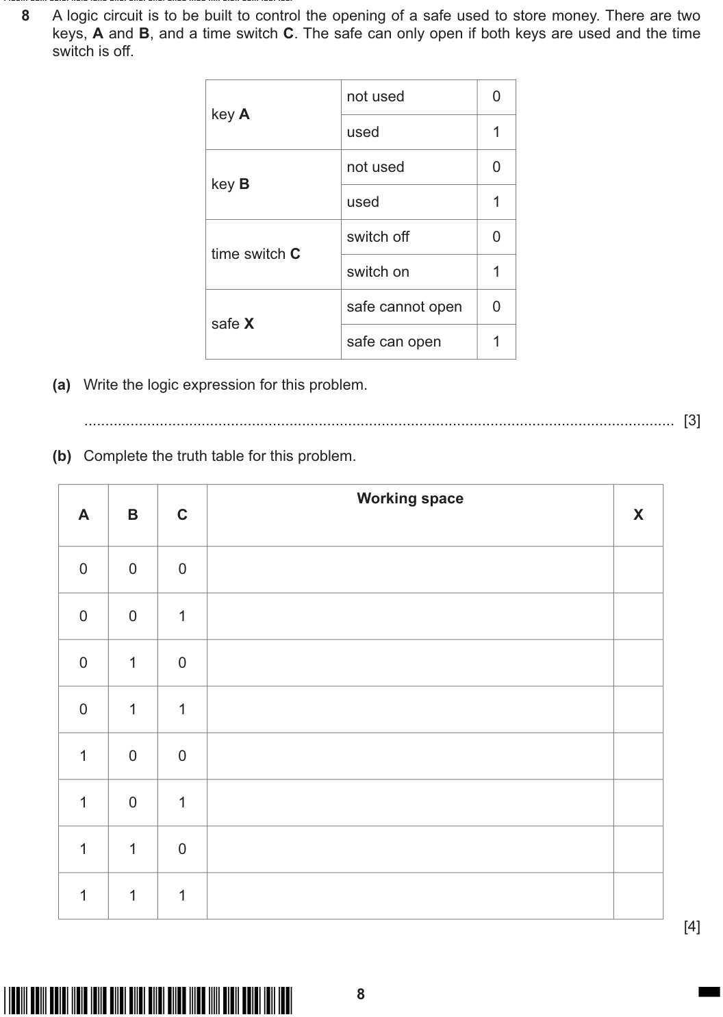 Question 8
