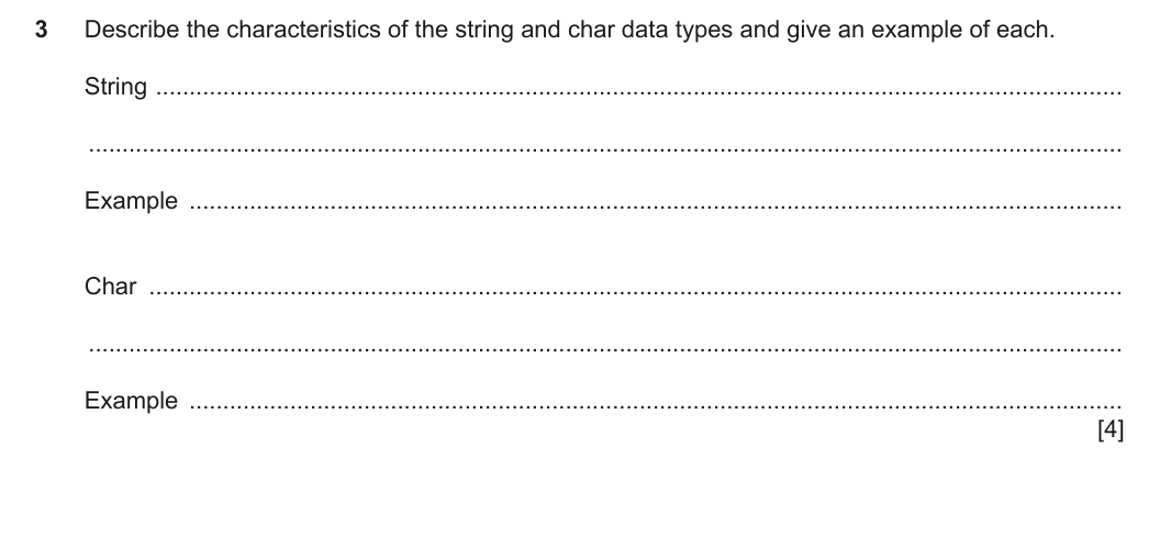 Question 3