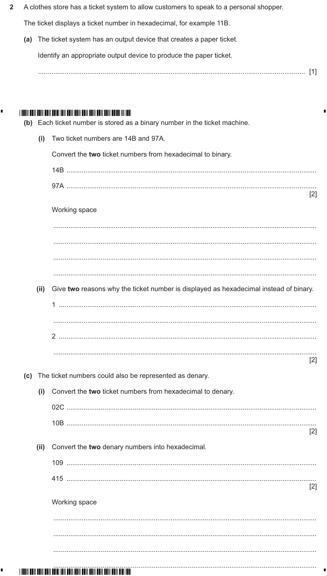 Question 2