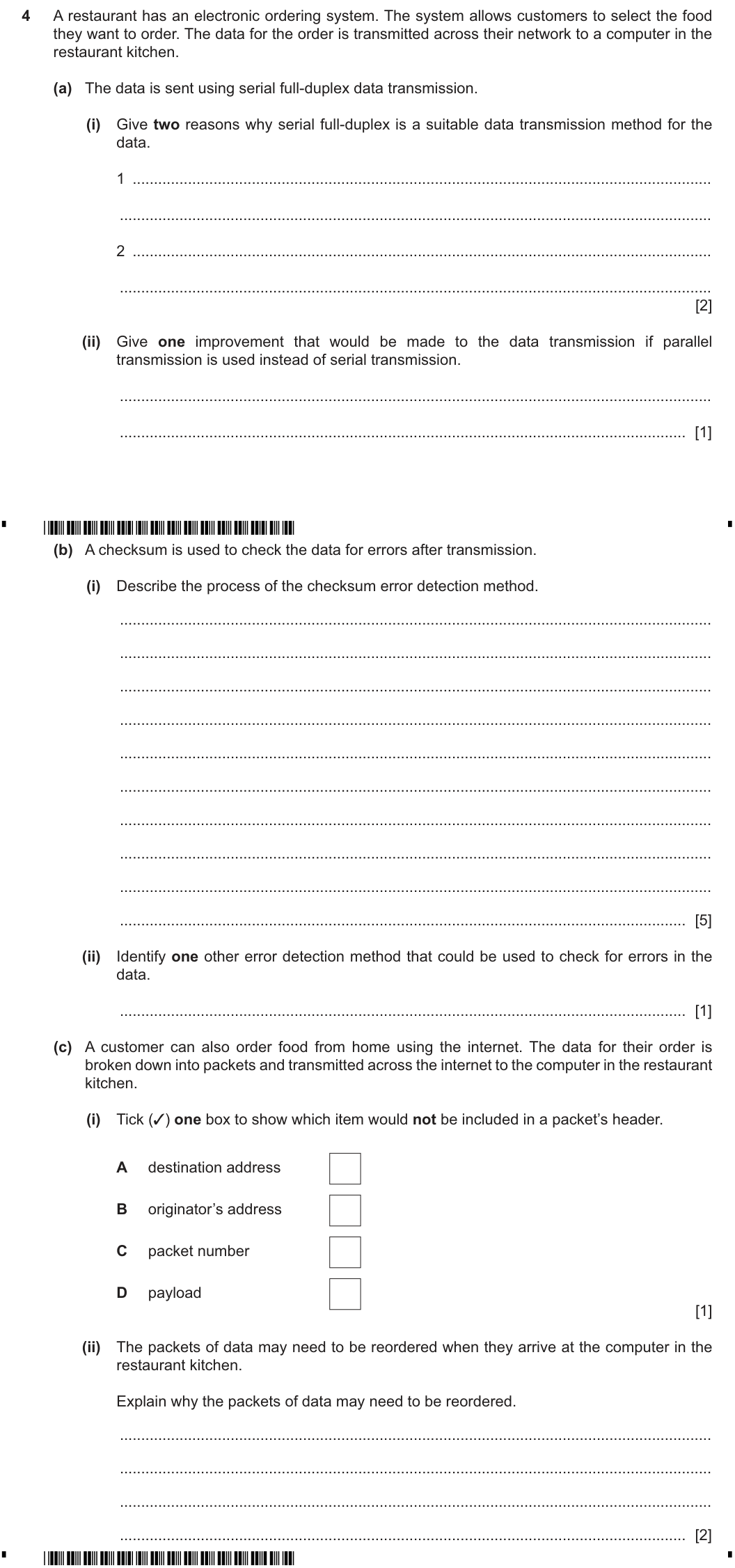 Question 4