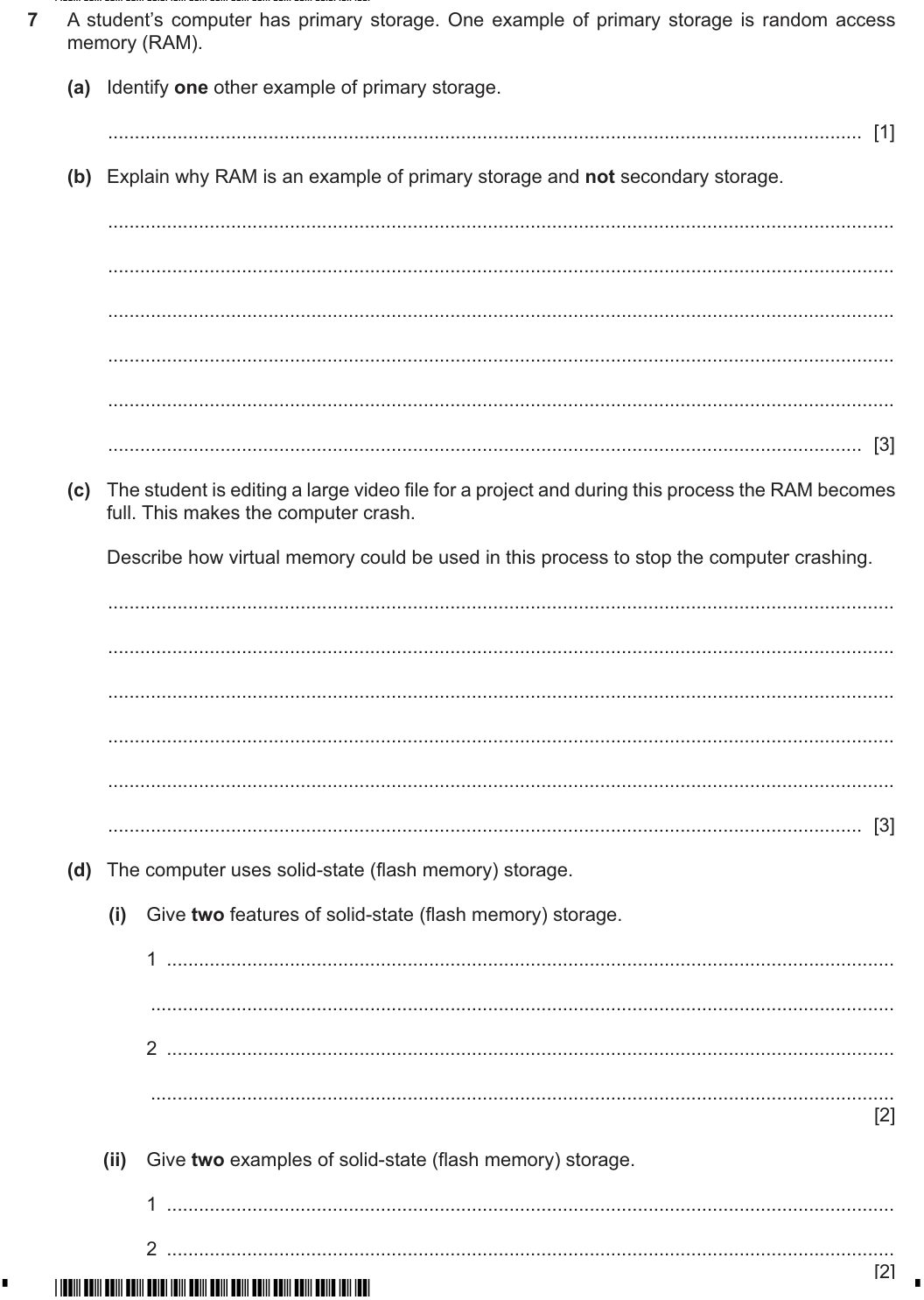 Question 7