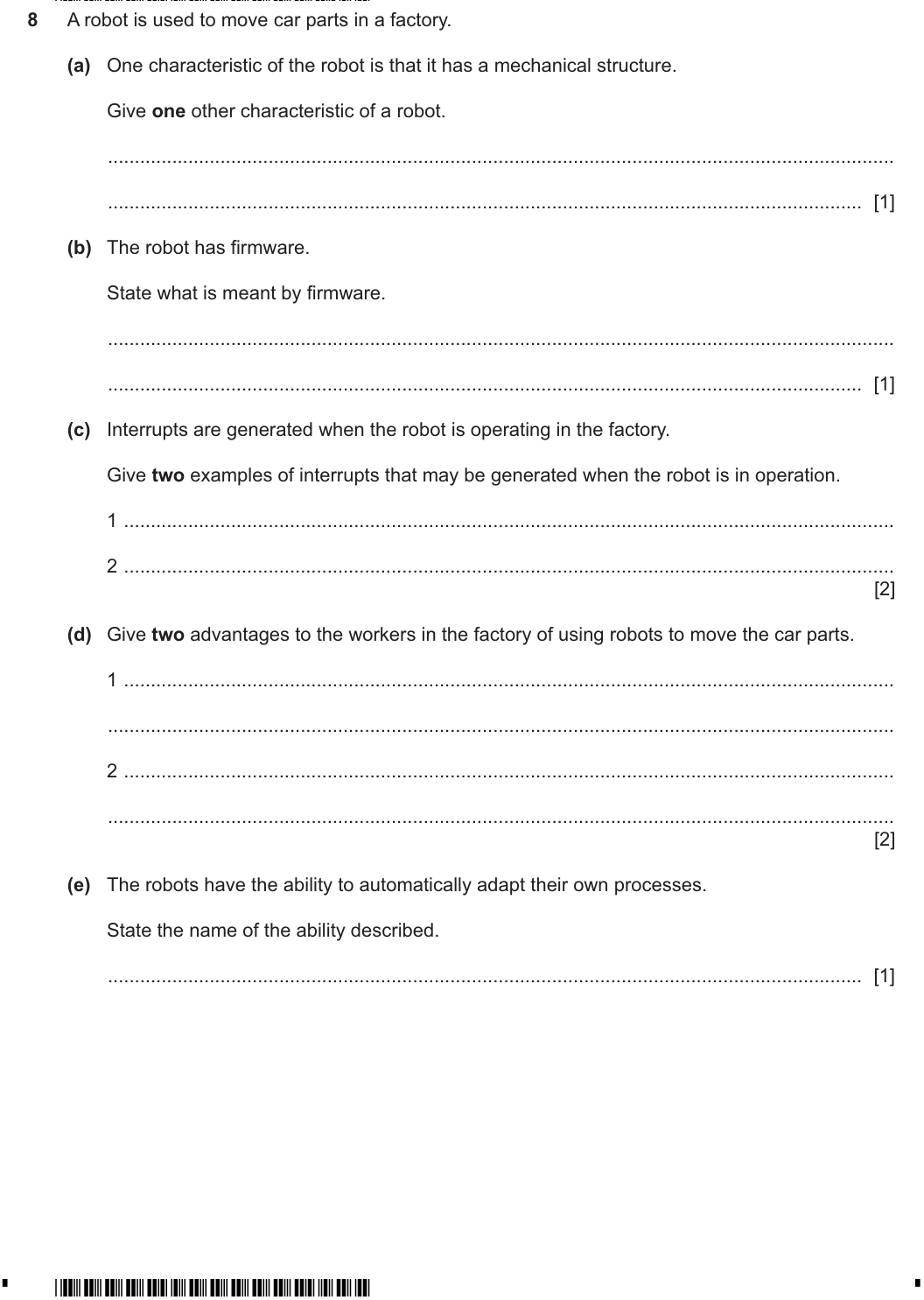 Question 8