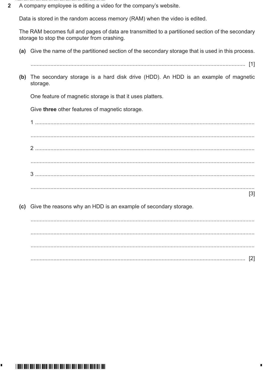 Question 2