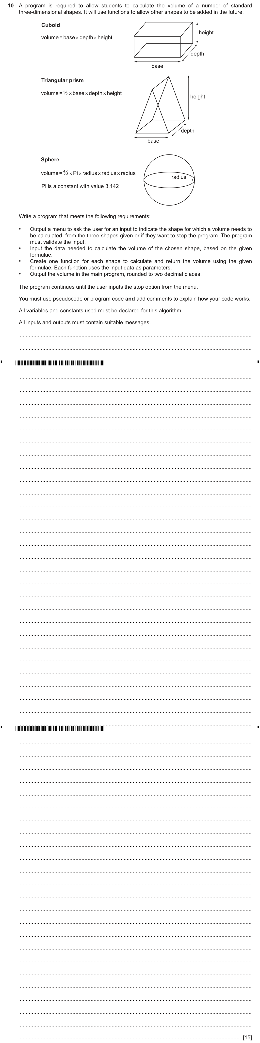 Question 10
