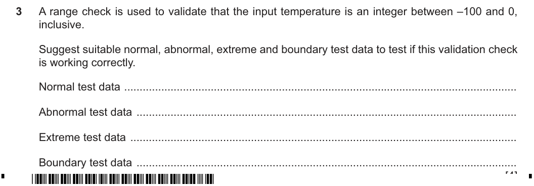 Question 3
