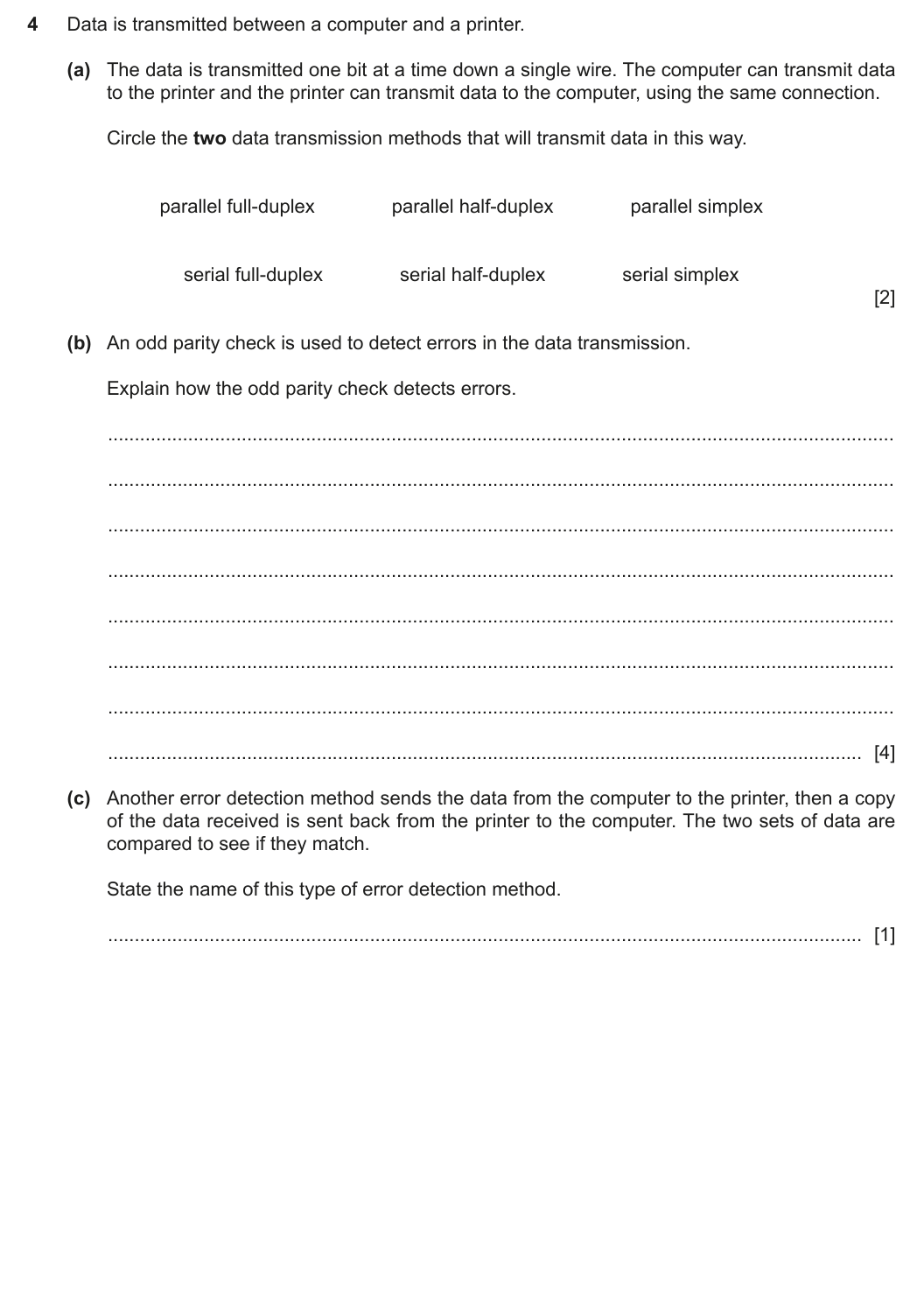 Question 4