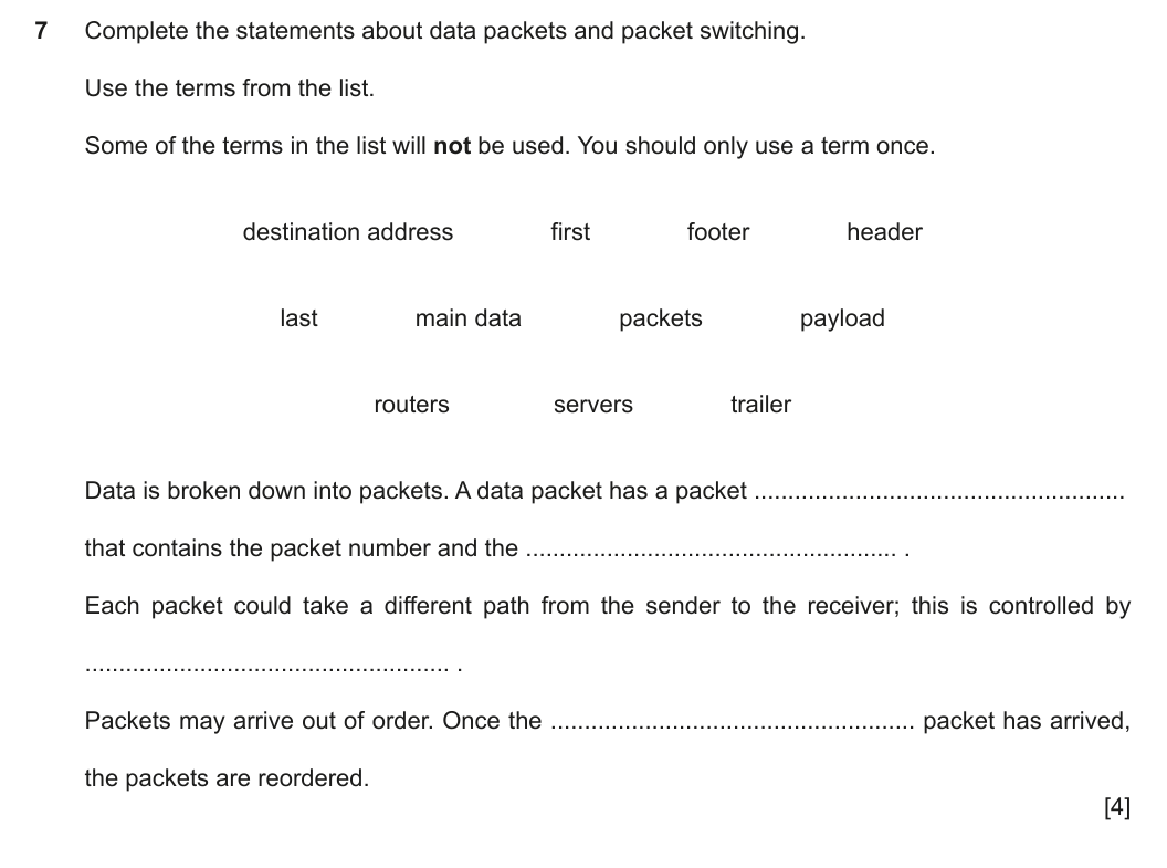 Question 7