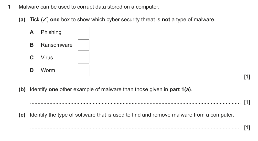 Question 1