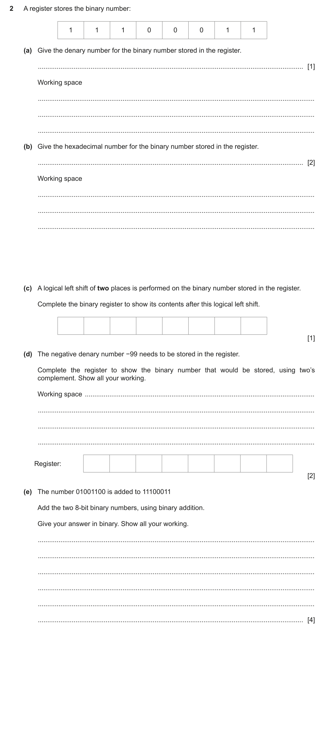 Question 2