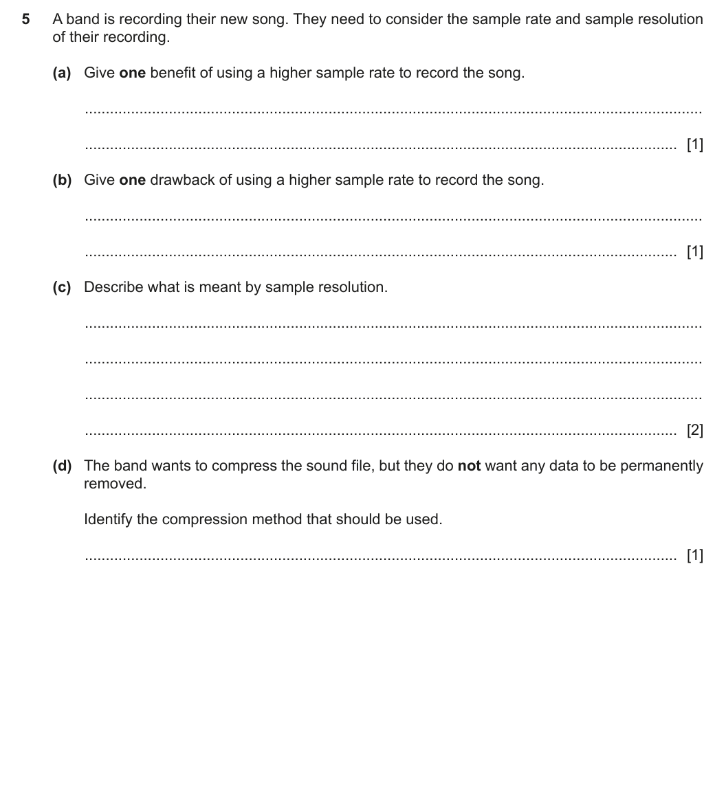 Question 5