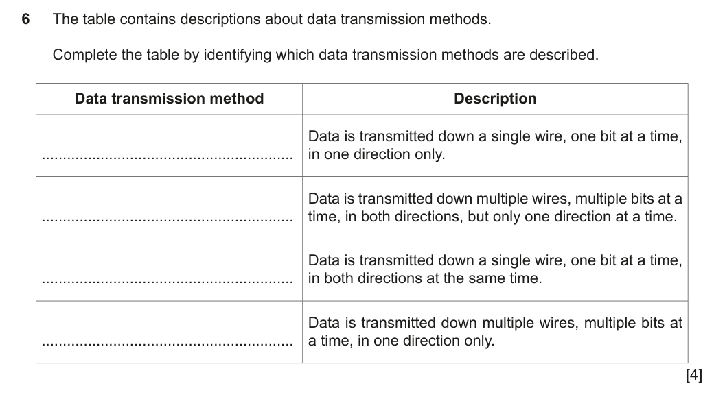 Question 6