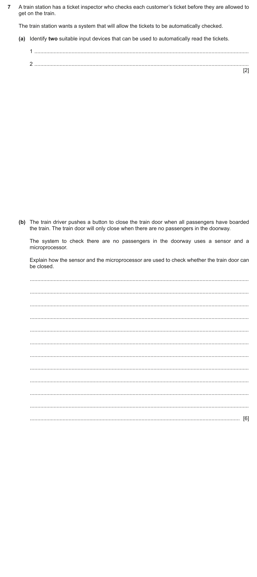 Question 7